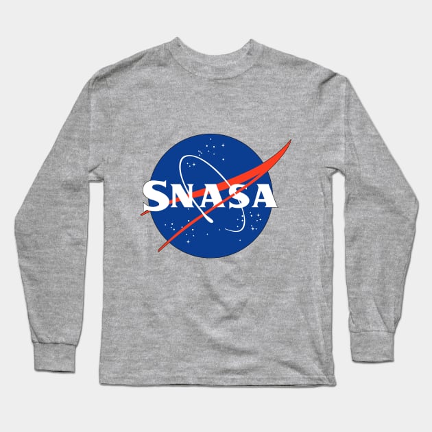 SNASA Long Sleeve T-Shirt by RetroVania